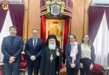 Επισκέψεις στον Πατριάρχη Ιεροσολύμων