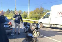 Ο Ελληνικός Ερυθρός Σταυρός προσέφερε Πρώτες Βοήθειες σε τραυματία τροχαίου στον Περιφερειακό Υμηττού